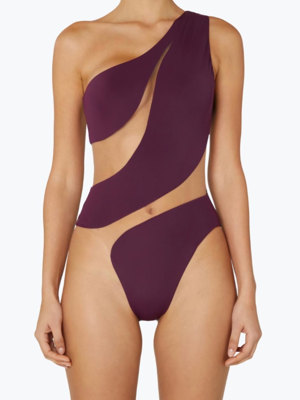 NWT Room 24 Freya One Piece Swimsuit Bordeaux Size Medium